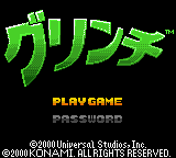 The Grinch screenshot 4 for GameBoy Color